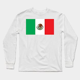 Mexican Flag Long Sleeve T-Shirt